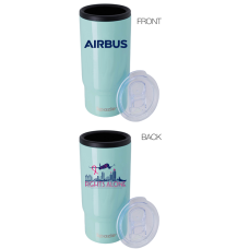 Breast Cancer Awareness Koozie® Slim Triple Vacuum Tumbler - 15 oz. 2025
