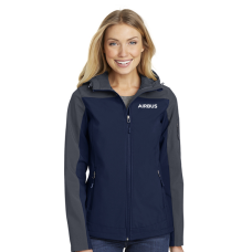 Port Authority® Ladies Hooded Core Soft Shell Jacket