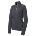 Sport-Tek® Ladies Sport-Wick® Textured 1/4 Zip Pullover