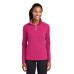 Sport-Tek® Ladies Sport-Wick® Textured 1/4 Zip Pullover