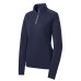 Sport-Tek® Ladies Sport-Wick® Textured 1/4 Zip Pullover