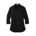 Port Authority® Women's 3/4-Sleeve Carefree Poplin Shirt