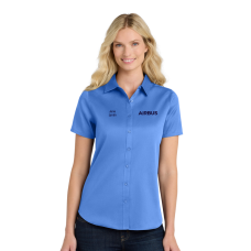 Port Authority® Ladies Short Sleeve SuperPro React ™ Twill Shirt Port Authority® Ladies Short Sleeve SuperPro React ™ Twill Shirt
